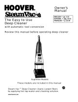 Hoover SteamVac User manual