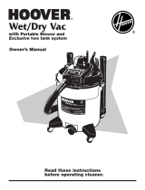 Hoover Wet/Dry Vac User manual