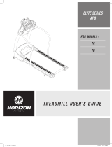 Horizon Fitness T6 User manual