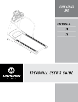 Horizon Fitness T4 User manual