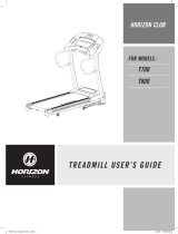 Horizon Fitness T800 User manual