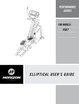 Horizon Fitness PSE7 User manual