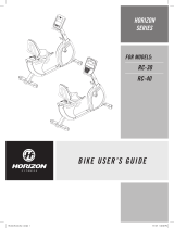Horizon Fitness RC-30 User manual