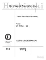 Hoshizaki DT-400BAH-OS User manual