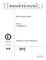 Hoshizaki American, Inc. F-330BAH User manual