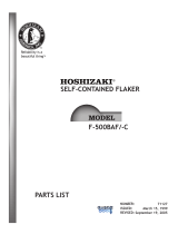 Hoshizaki F-500BAF User manual