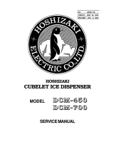 Hoshizaki DCM-700 User manual