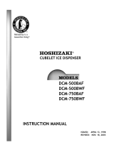 Hoshizaki DCM-500BAF User manual