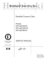 Hoshizaki KM-1601SWH/3 User manual