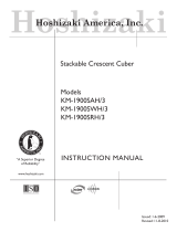 Hoshizaki KM-1900SAH/3 User manual