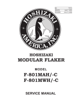 Hoshizaki American, Inc. F-801MWH/-C User manual