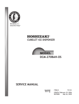 Hoshizaki American, Inc. DCM-270BAH-OS User manual