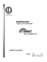 Hoshizaki DCM-270BAH-OS User manual