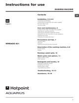 Hotpoint WMSAQG 621G UK User manual