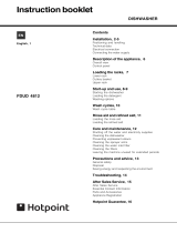 Whirlpool Dishwasher FDUD 4812 User manual