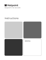 Hotpoint EDC51 User manual