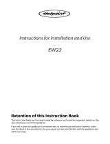 Hotpoint EW22 User manual