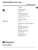 Hotpoint Futura WMFG 942 User manual
