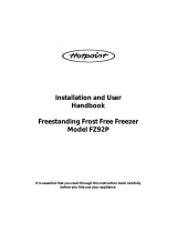 Hotpoint FZ92P User manual