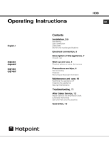 Hotpoint GQ64ST User manual