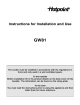 Hotpoint GW81 User manual