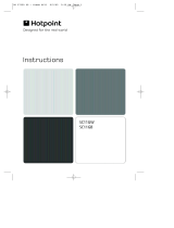 Hotpoint Oven User manual