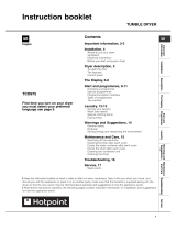 Hotpoint TCD975 User manual