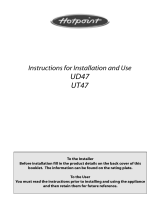Hotpoint UD47 User manual