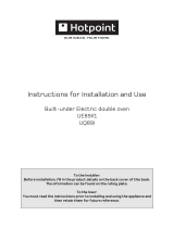 Hotpoint UE89X1 UQ89I User manual