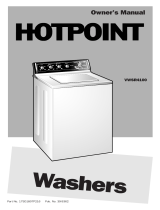 Hotpoint VWSR4100 User manual