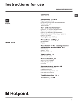 Hotpoint WML 940 P (UK).R User manual