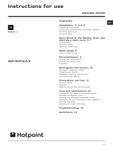 Hotpoint WDF740A User manual