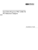 HP 100B-TX User manual