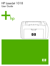 HP LaserJet 1018 User manual