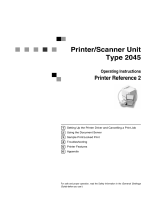 HP 2045 User manual