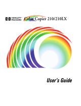 HP 210/210LX User manual