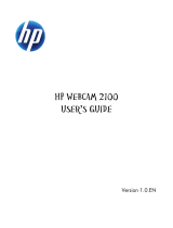 HP 2100 Webcam User manual