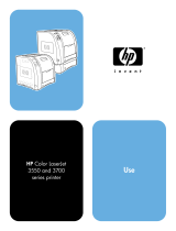 HP (Hewlett-Packard) Color LaserJet 3550 Printer series User manual