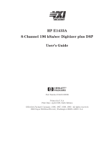 HP 8-Channel User manual
