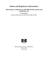 HP rp7410 Safety and Regulatory