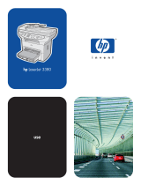 HP (Hewlett-Packard) LASERJET 3380 ALL-IN-ONE PRINTER User manual