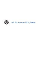 HP Photosmart 7520 e User manual