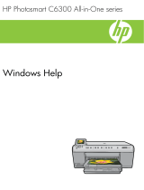 HP Photosmart C6300 All-in-One Printer series User manual