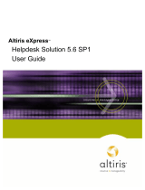 HP eXpress Altris eXpress Helpdesk Solution 5.6 SP1 User manual