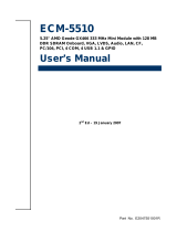 HP AMD Geode ECM-5510 User manual