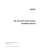 H3C AR 18 Router Series Installation guide