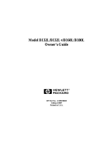 HP B160L User manual