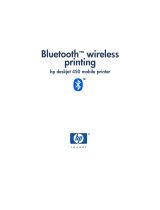 HP Bluetooth wireless printing hp deskjet 450 mobile printer 450 User manual