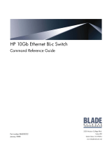 HP 10GB ETHERNET BL-C SWITCH BMD00022 User manual