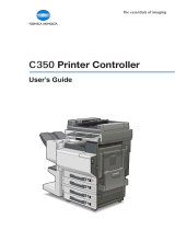 Konica Minolta C350 User manual